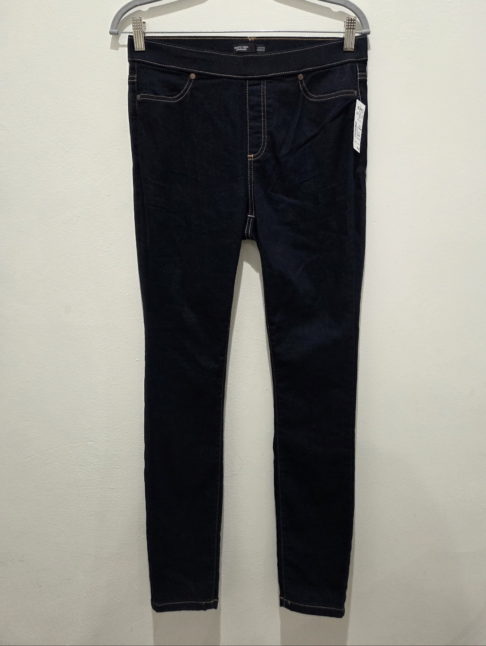 Women’s Simply Kohl's Jeggings Size Medium Dark Wash Pull On Stretch Denim NWT